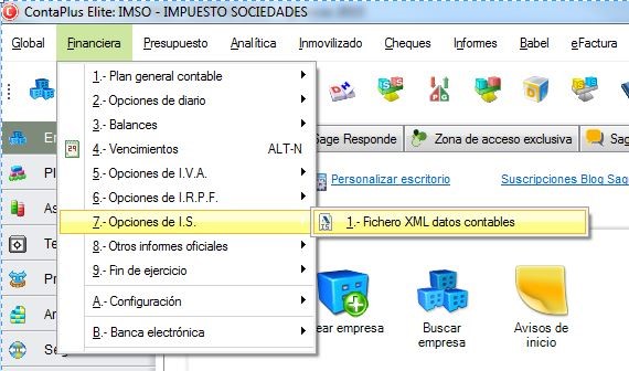 Como Elaborar El Impuesto De Sociedades Con Contaplus Alcatic - 